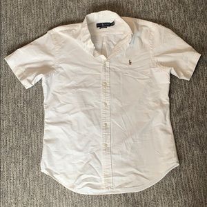 Ralph Lauren white short sleeve polo